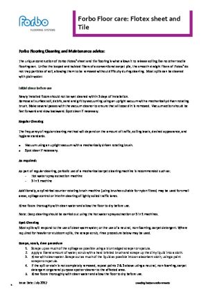 Maintenance Information
