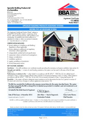 BBA Certificates