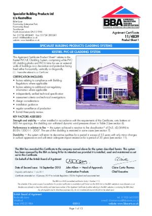 BBA Certificates