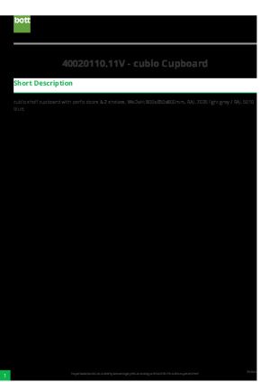 Product Data Sheet