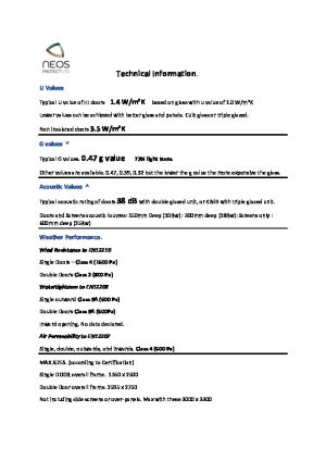 Technical Data Sheet