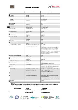 Technical Data Sheet