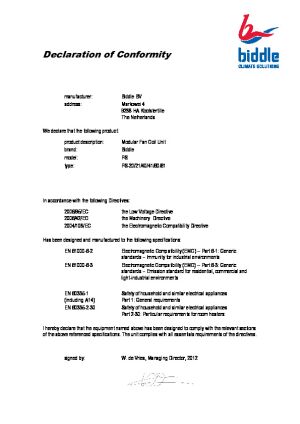 Product Certificates