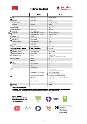 Technical Data Sheet