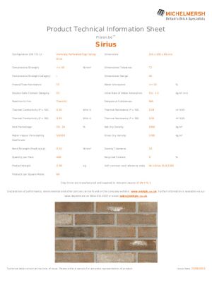 Technical Data Sheet