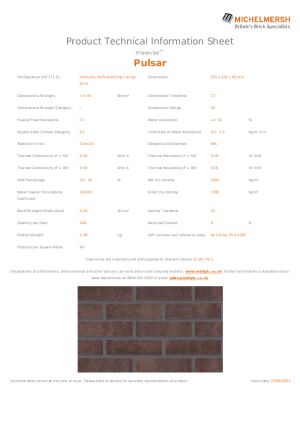 Technical Data Sheet