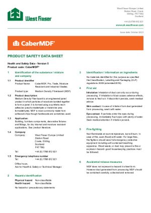 Product Data Sheet