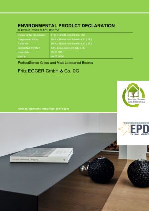Environmental Product Declaration (EPD)