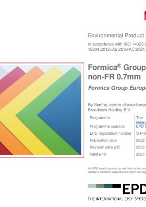 Environmental Product Declaration (EPD)