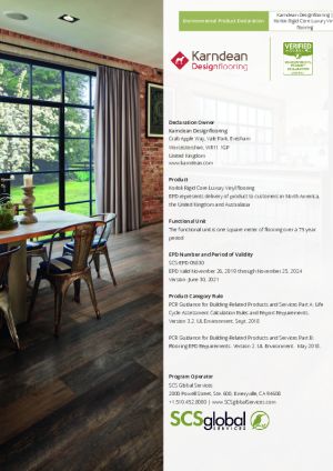 Environmental Product Declaration (EPD)
