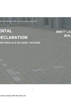 Environmental Product Declaration (EPD)