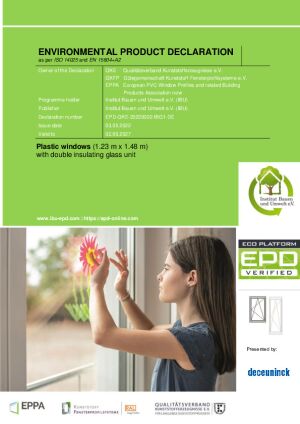Environmental Product Declaration (EPD)