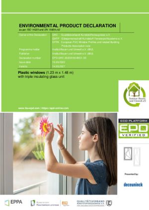 Environmental Product Declaration (EPD)