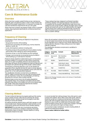 Maintenance Information
