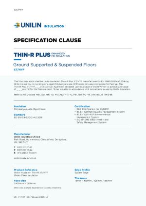 Specification Clause