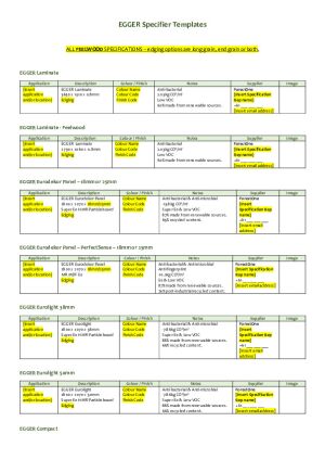 Specification Clause