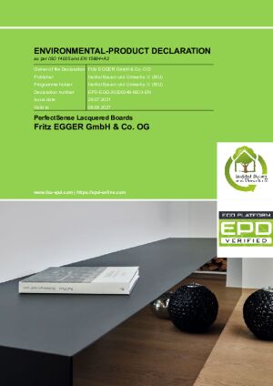 Environmental Product Declaration (EPD)