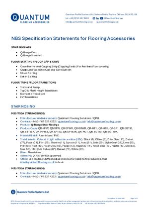 Specification Clause