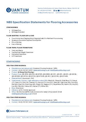 Specification Clause