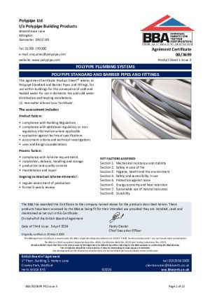 BBA Certificates