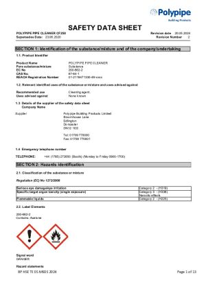 Product Data Sheet