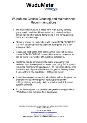Maintenance Information