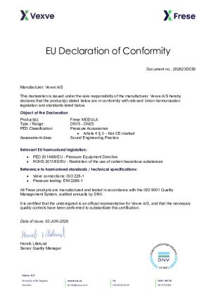 Product Certificates