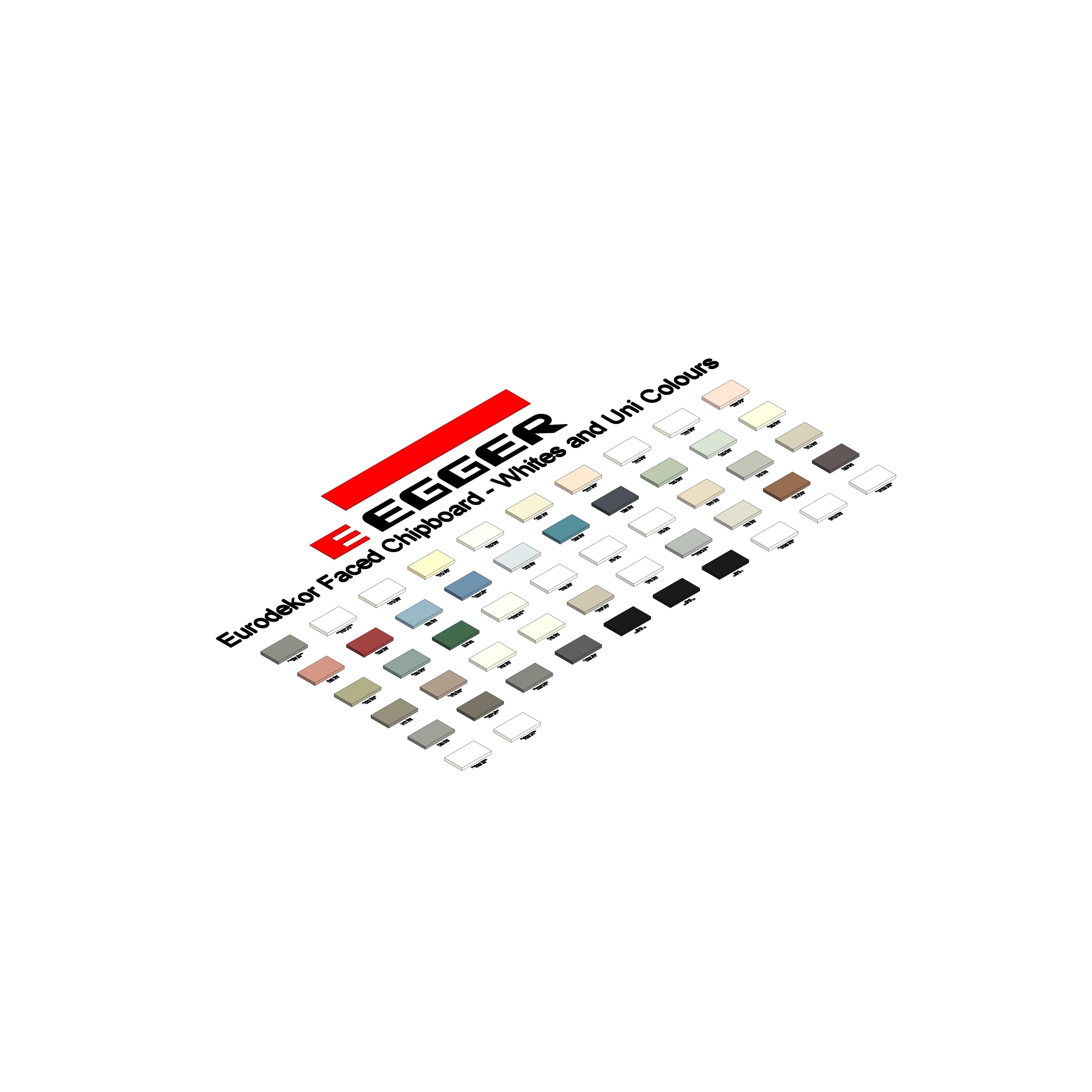 Product: Eurodekor Faced Chipboard - Whites and Uni Colours