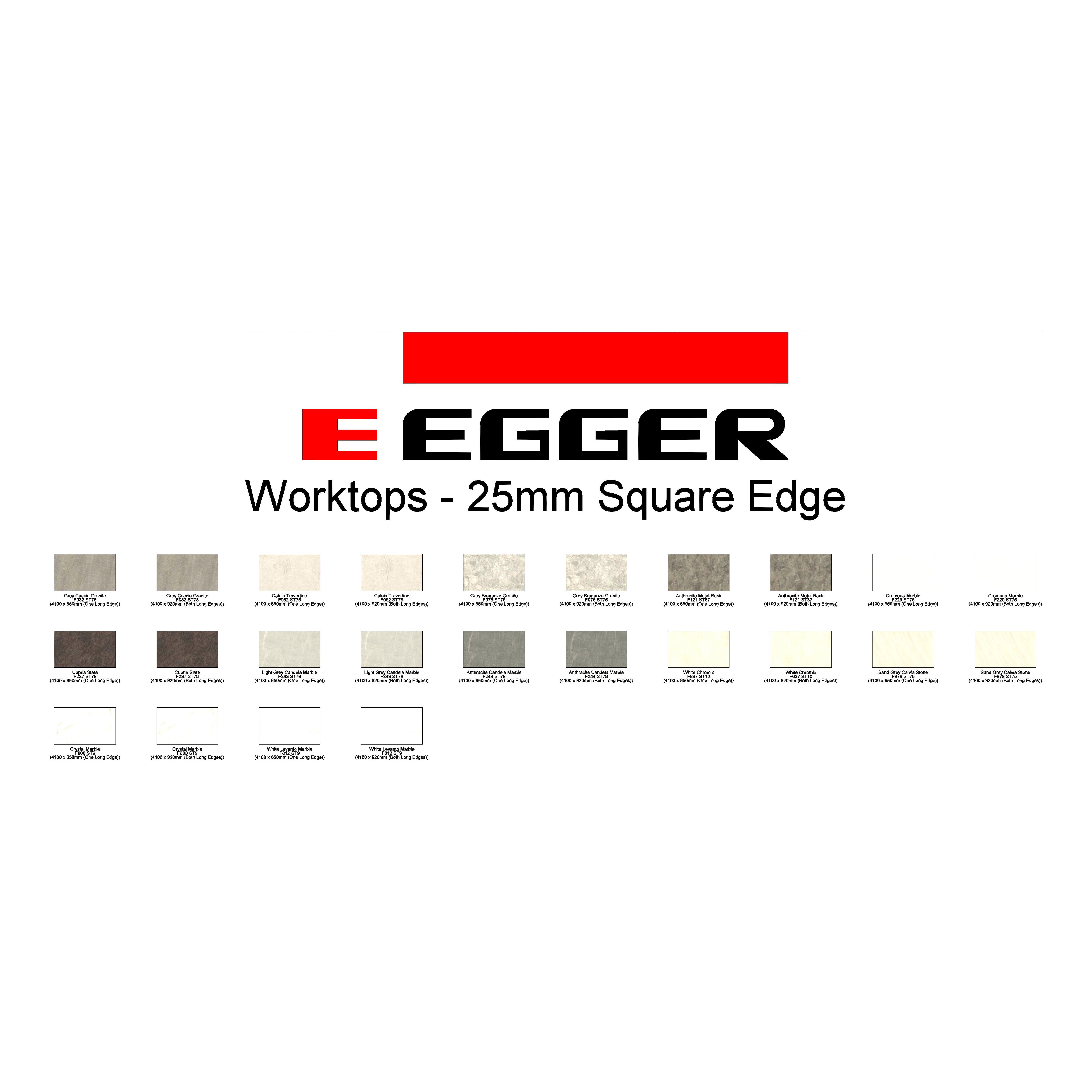 Product: Worktops - 25mm Square Edge