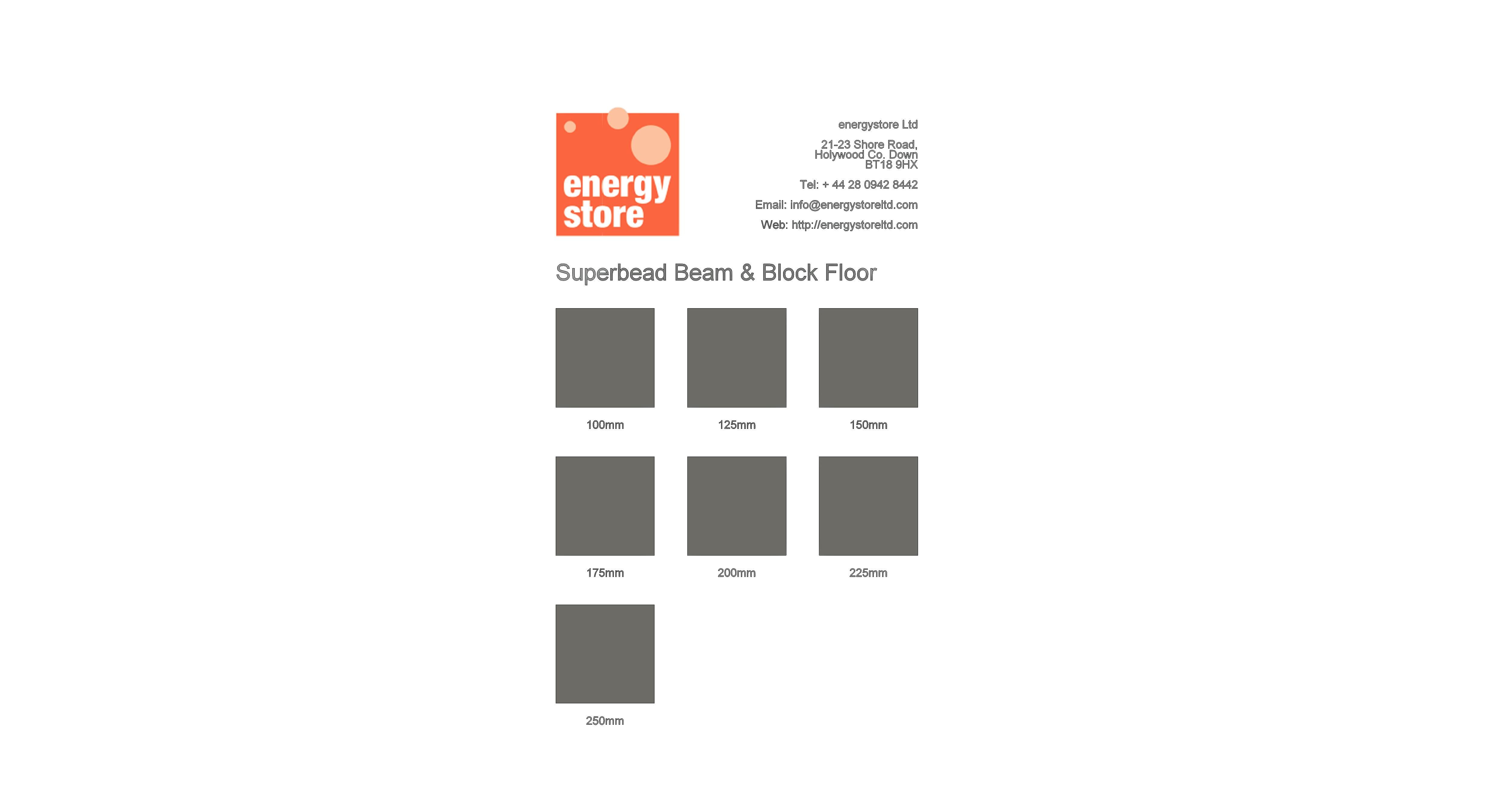 Product: Superbead ® Beam & Block Floor Insulation KIWA Certified