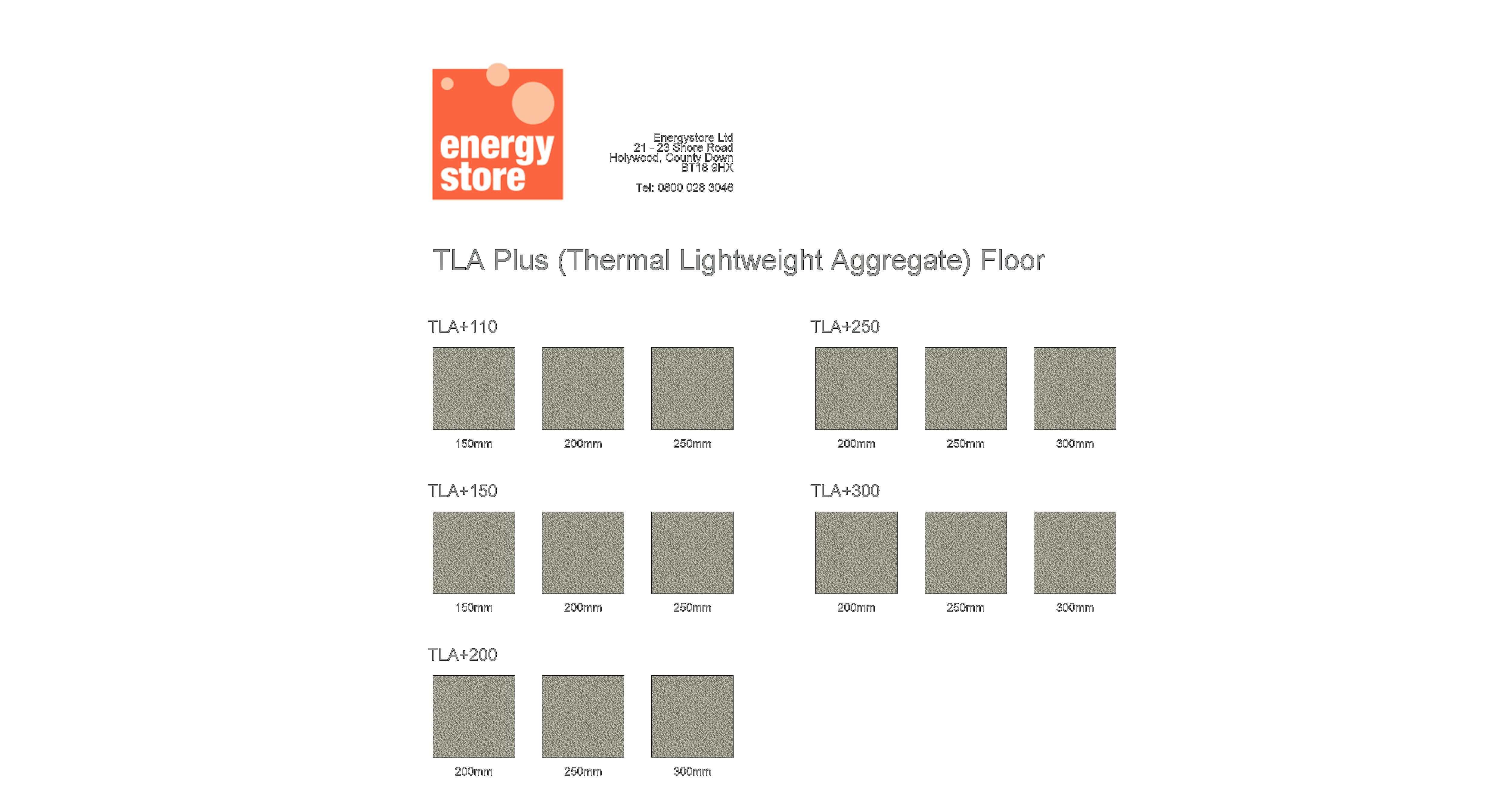 Product: TLA® Plus Non-combustible high strength Floor insulation (Thermal Lightweight Aggregate) KIWA Certified