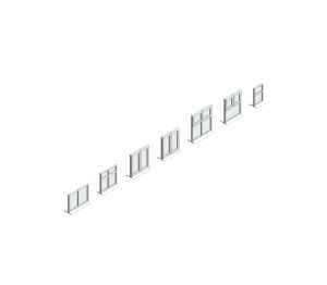 Product: Profile 22 Casement Window - Chamfered - Double Combinations