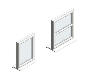Product: Profile 22 Casement Window - Chamfered - Top Hung