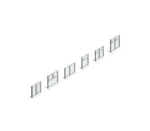 Product: Profile 22 Casement Window - Sculptured - Double Combinations