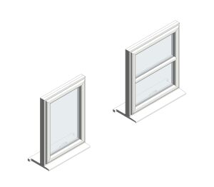 Product: Profile 22 Casement Window - Sculptured - Top Hung