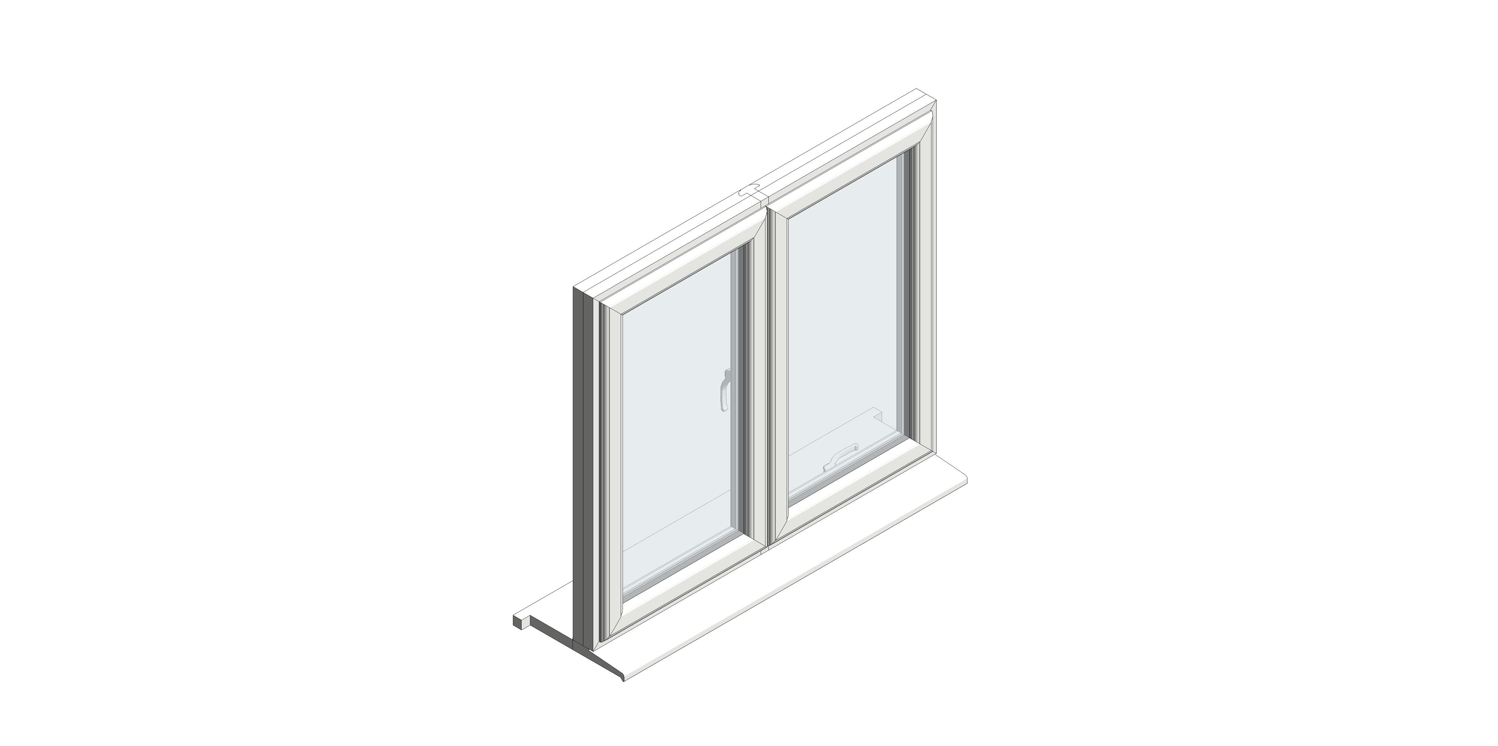 Product: Spectus Casement Window – Ovolo - Top Hung