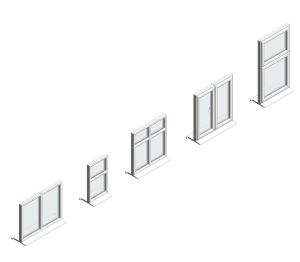 Product: Spectus Casement Window – Bevelled - Double Combinations