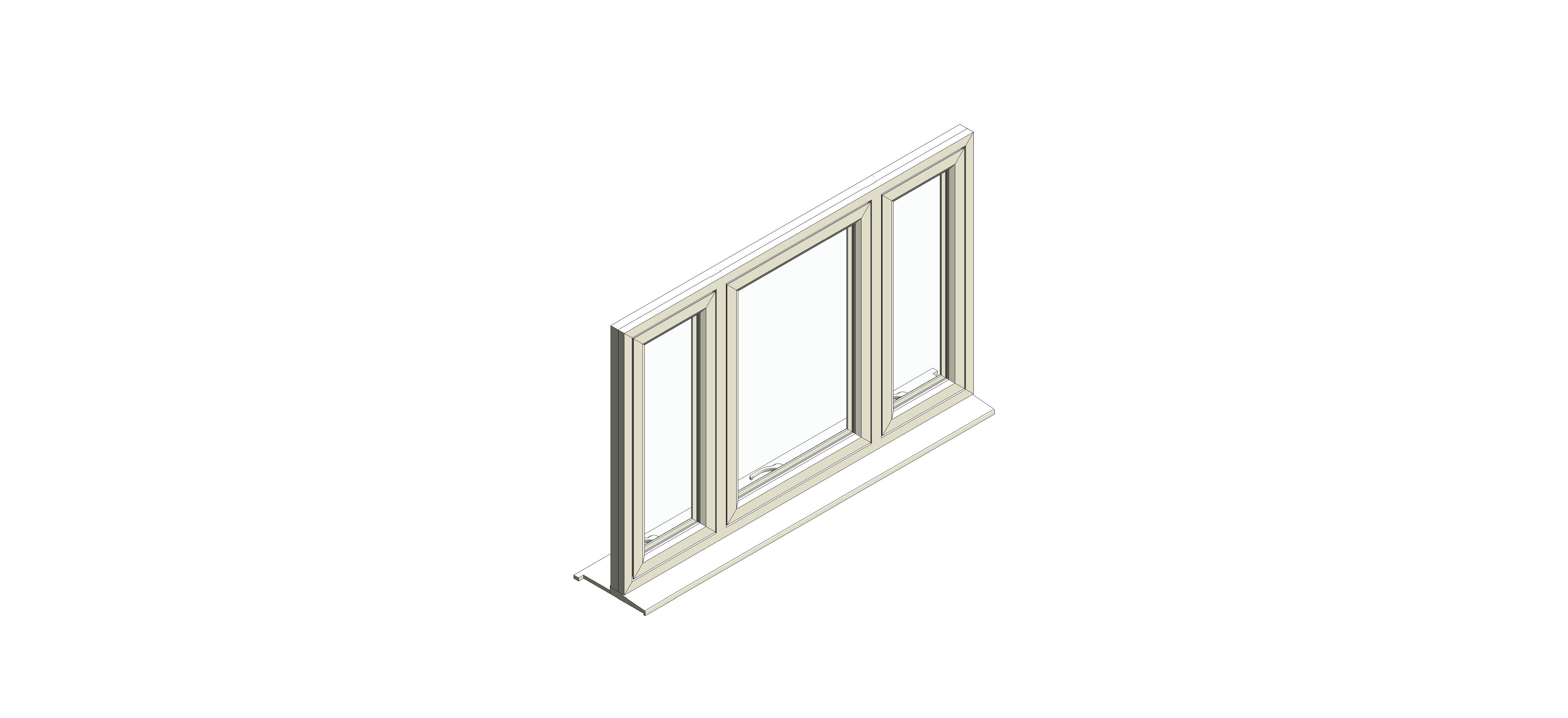 Product: Fully Reversible Window - Triple Opening