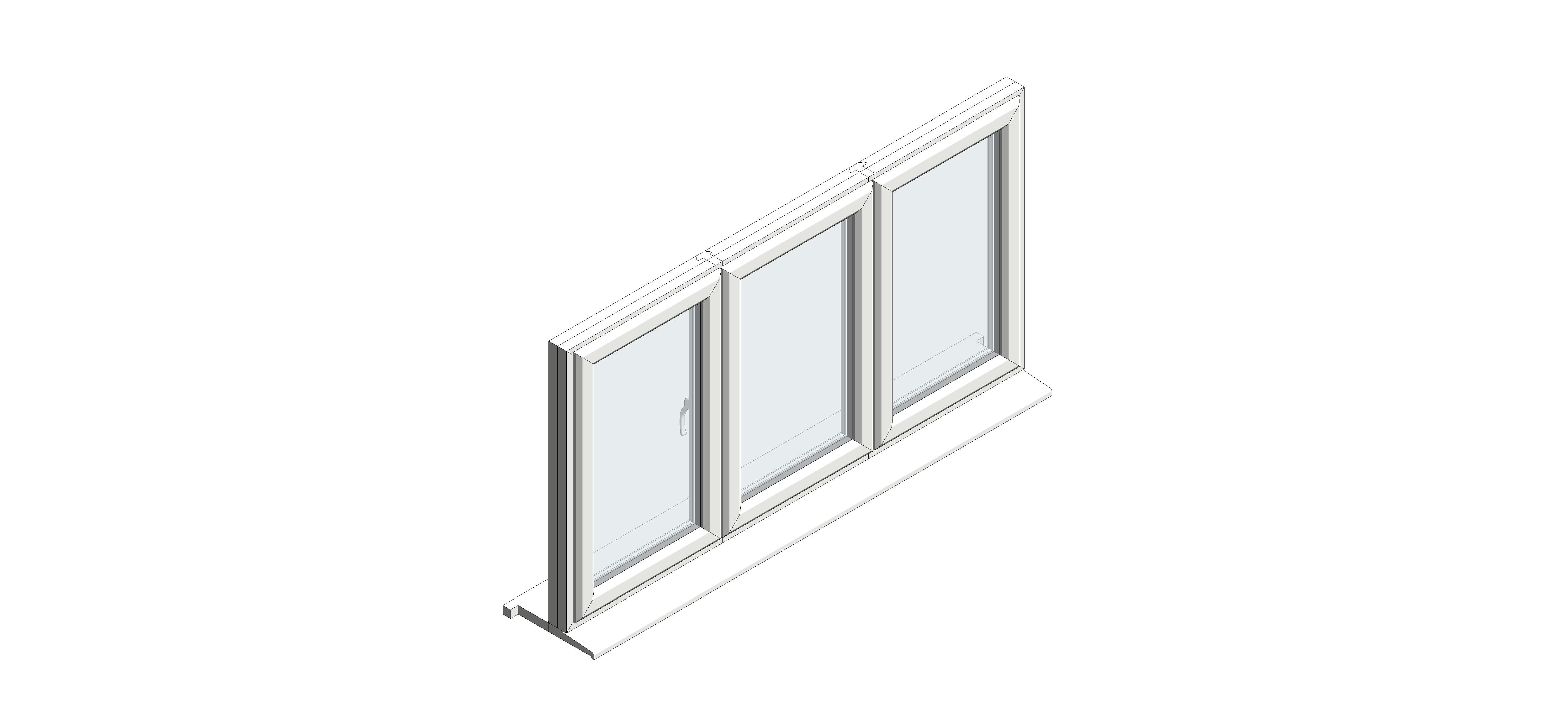 Product: Spectus Casement Window – Bevelled - Side Hung French