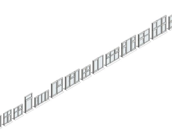 Product: Spectus Casement Window – Ovolo - Fixed Combinations