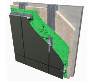 Image of Vitradual Solid Aluminium Cladding Panel System