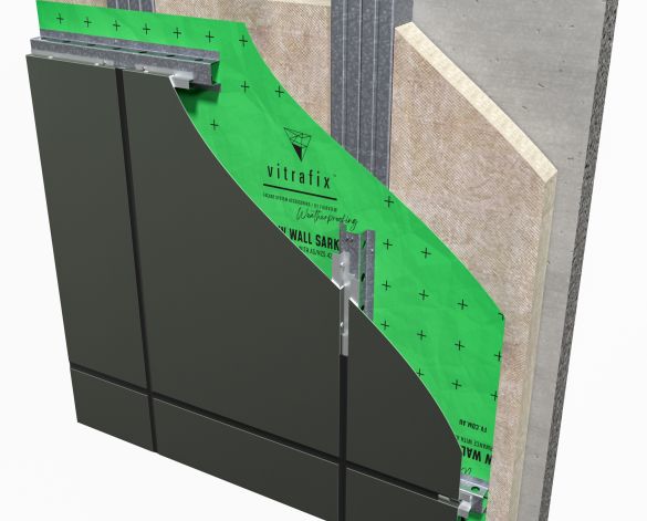 Image of Vitradual Solid Aluminium Cladding Panel System