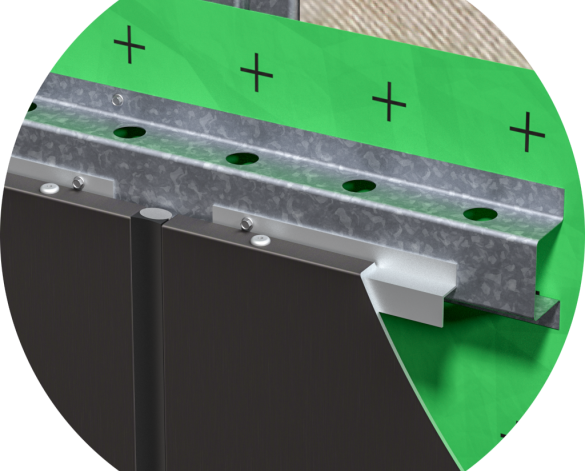 Image of Vitradual Solid Aluminium Cladding Panel System
