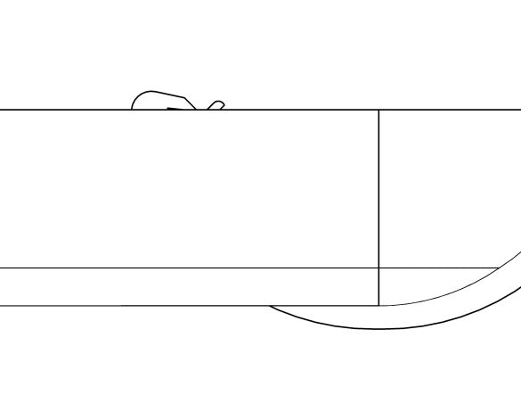 Product: RA1B 90° Angle Half Round