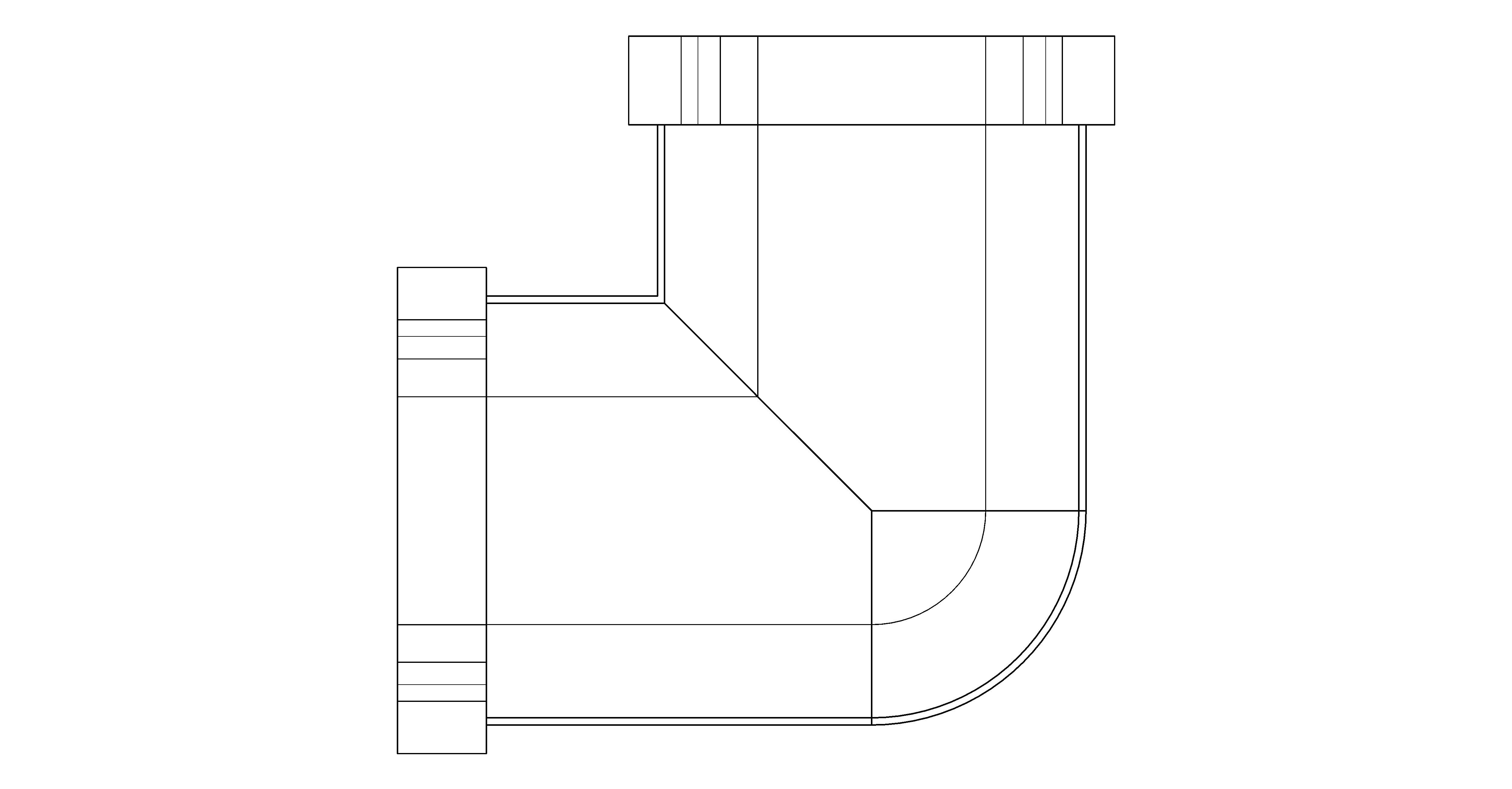 Product: RA1B 90° Angle Half Round