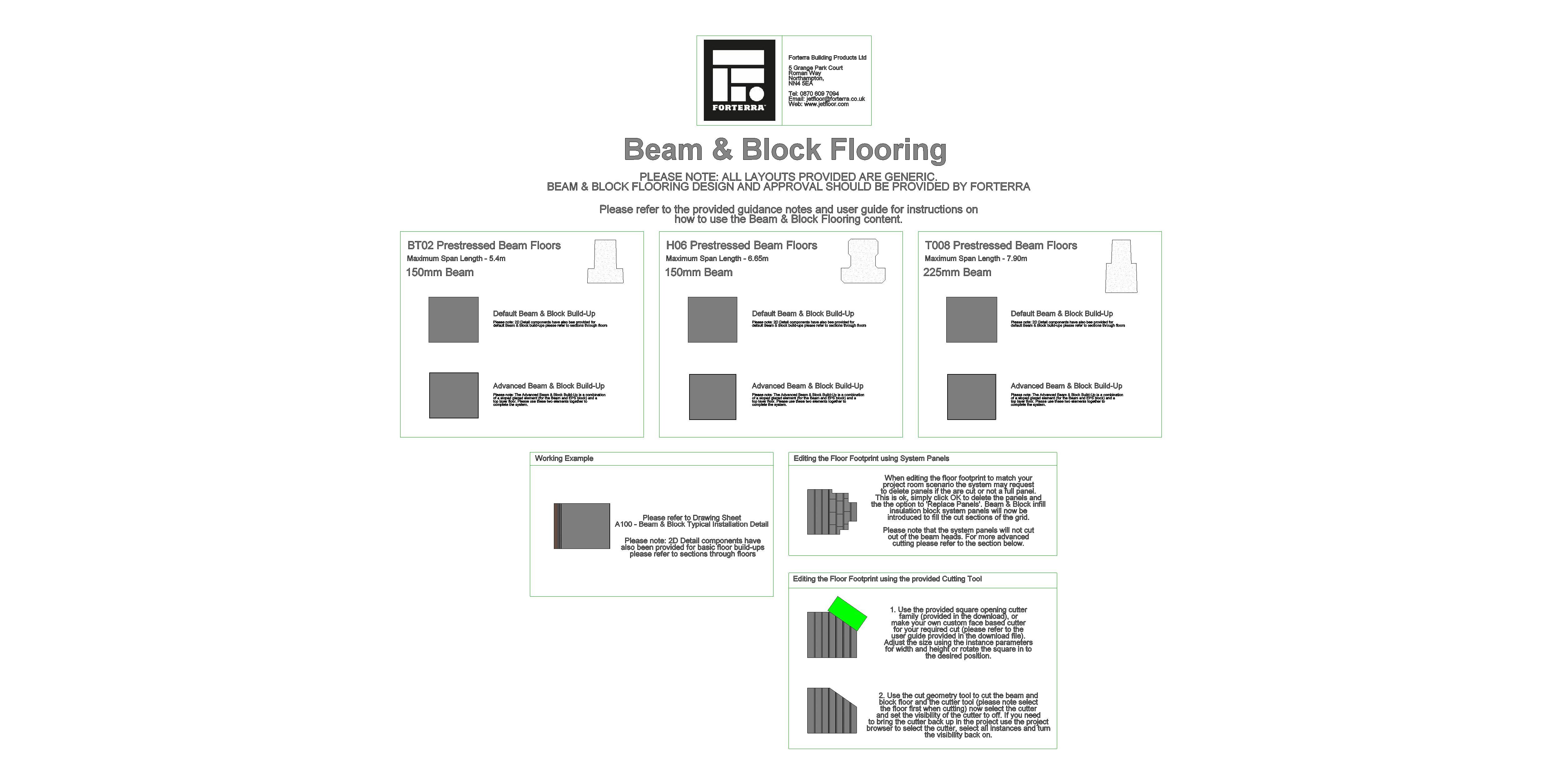 Revit, Bim, Store, Components, Generic, Model, Object, 13, Forterra, Building, Products, Ltd, Beam, Block, BT02, RD09, T008