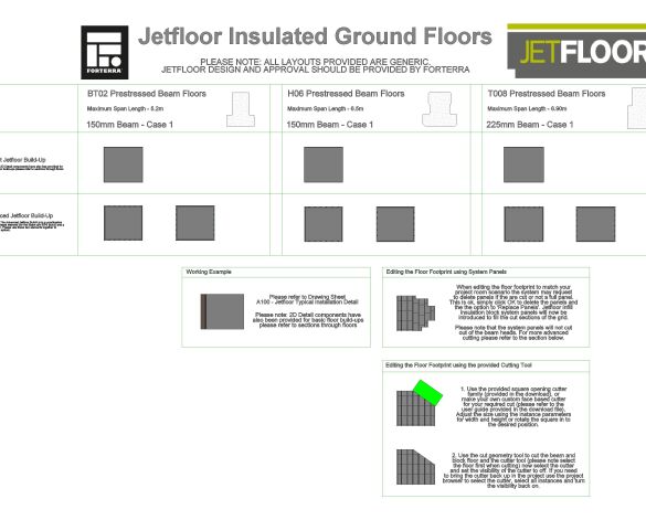 Revit, Bim, Store, Components, Generic, Model, Object, 13, Forterra, Building, Products, Ltd, Jetfloor,insulated,ground,floor,EPS,infill,block,thermalite,Psi,block,T008,RD09, BT02, prestressed, concrete, beam