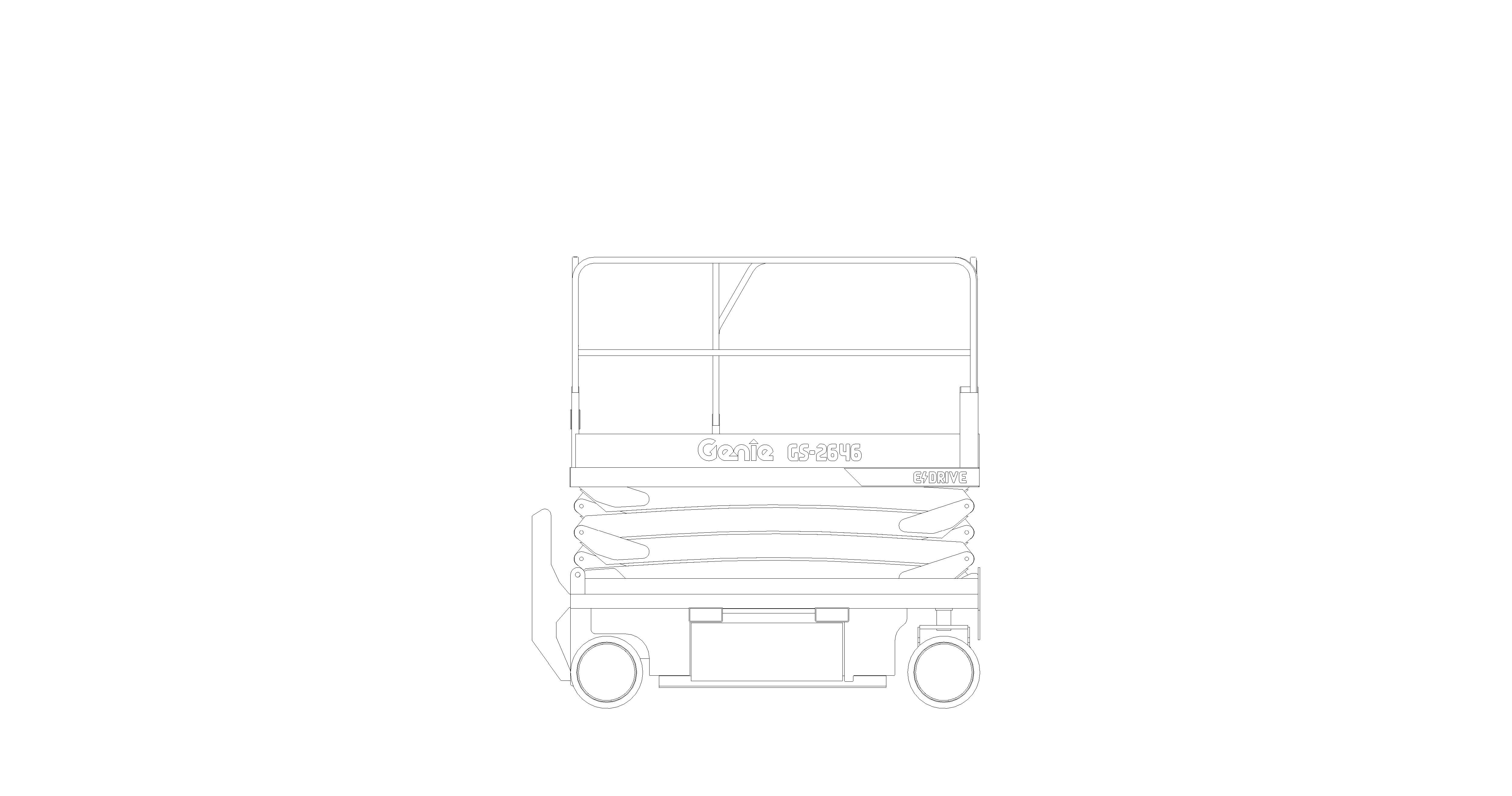Product: GS-2646 Electric Scissor Lift