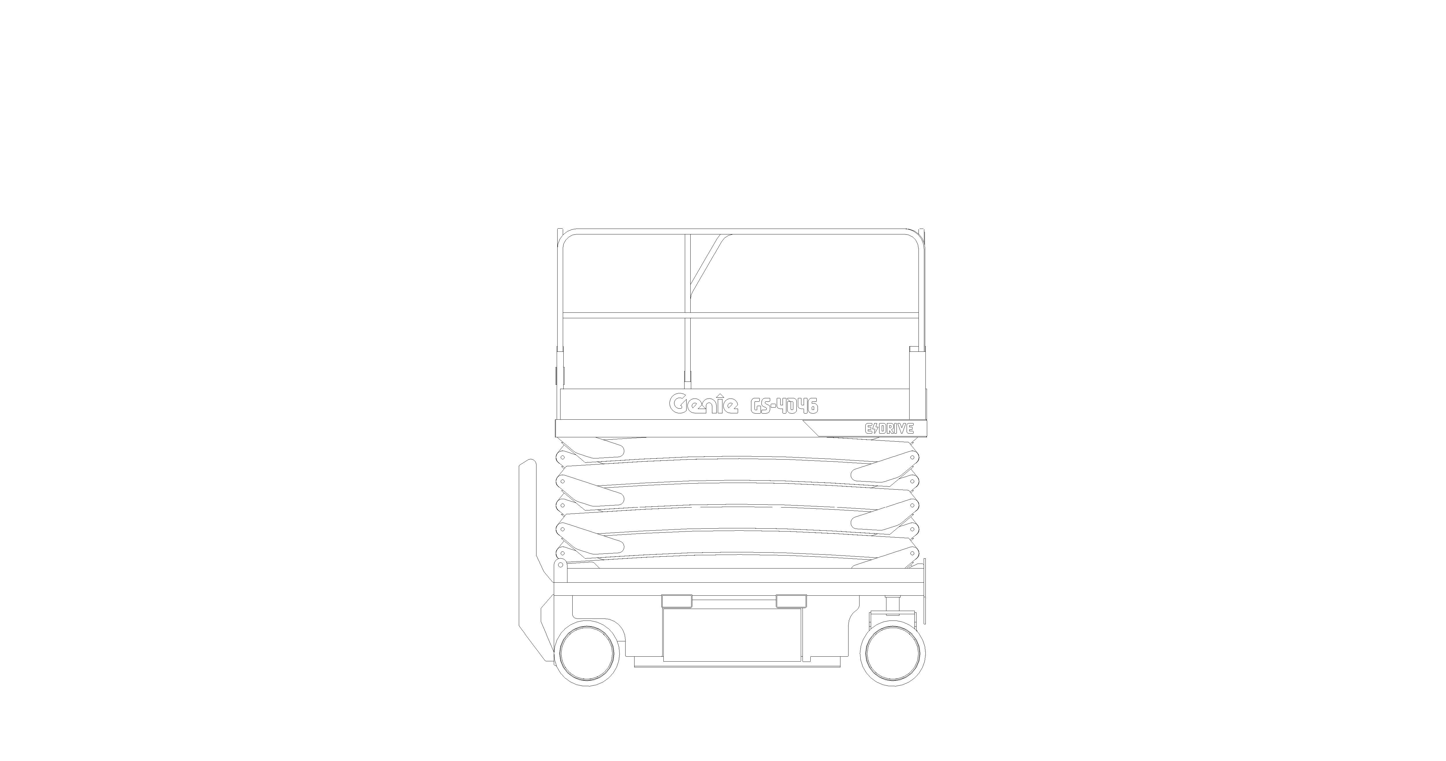 Product: GS-4046 Electric Scissor Lift