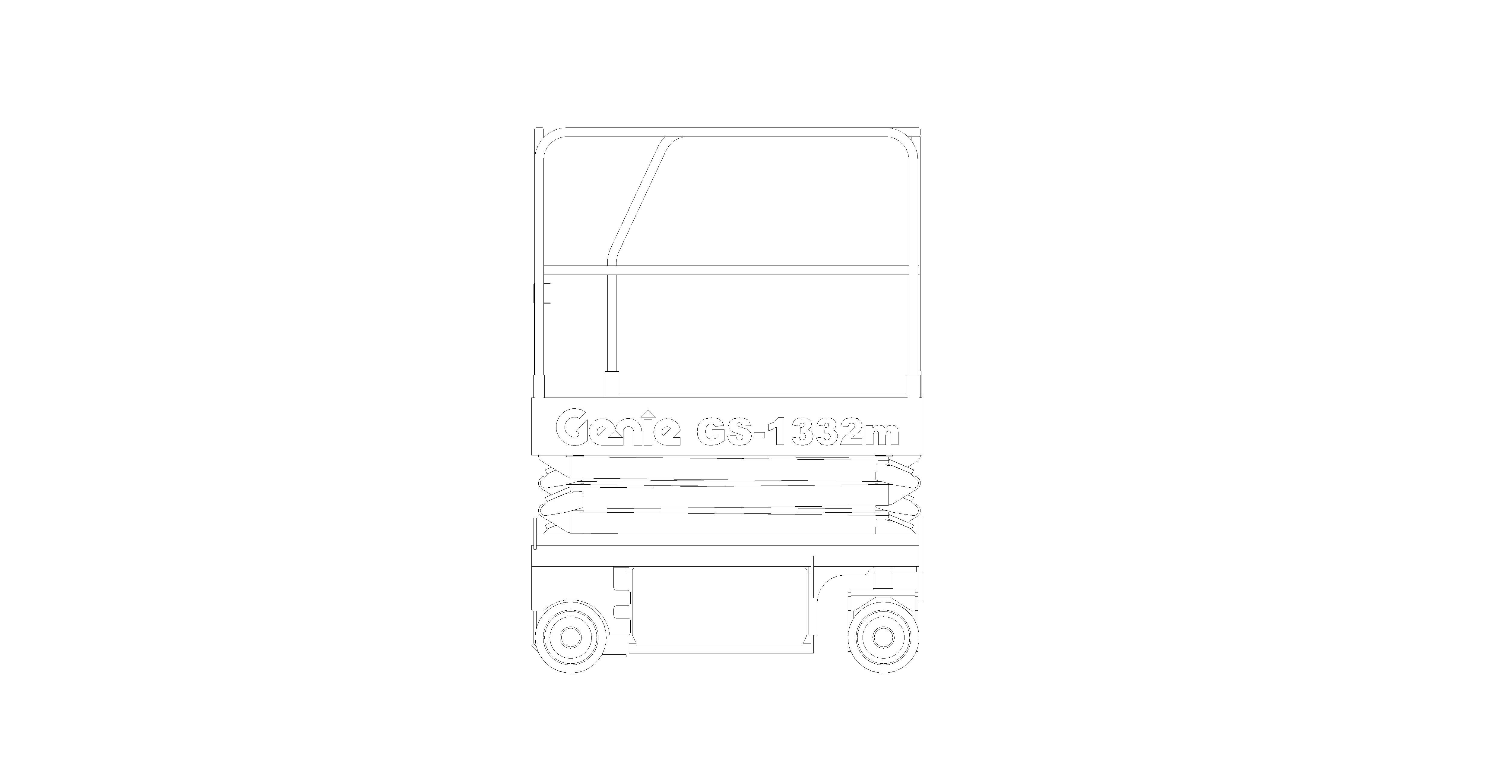 Product: GS-1332m Electric Scissor Lift